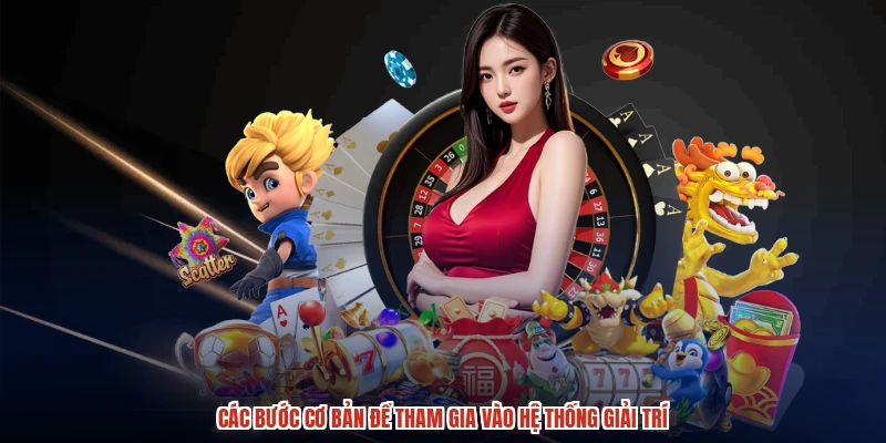 Các bước cơ bản để tham gia vào hệ thống giải trí