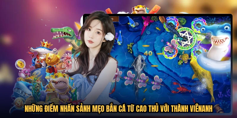 Những điểm nhấn sảnh mẹo bắn cá từ cao thủ với thành viênanh